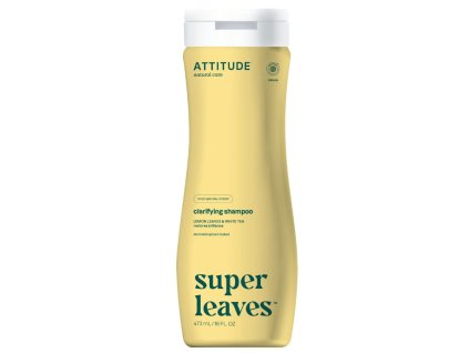 Přírodní šampón ATTITUDE Super leaves rozjasňující - citrusové listy a bílý čaj  473 ml