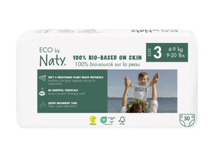 Plenky Eco by Naty Midi 4 - 9 kg - ECONOMY PACK (50 ks)