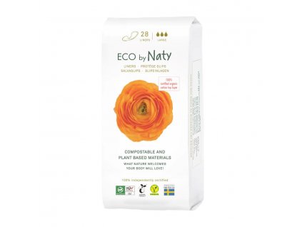 Dámské ECO slipové vložky Naty (28 ks) - super