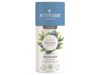 Přírodní tuhý deodorant ATTITUDE Super leaves - bez vůně 85 g