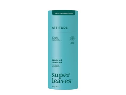 Přírodní tuhý deodorant ATTITUDE Super leaves - bez vůně 85 g