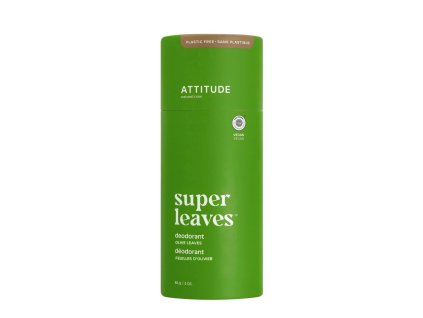 Přírodní tuhý deodorant ATTITUDE Super leaves - olivové listy 85 g