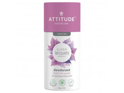 Přírodní tuhý deodorant ATTITUDE Super leaves - listy bílého čaje  85 g