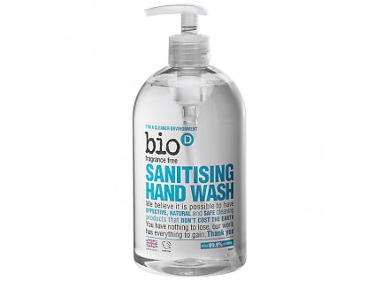Bio-D antibakteriální mýdlo bez vůně 500 ml