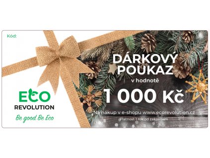 ECO poukaz 1000 vanocni web