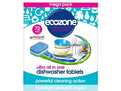 ECOZONE 5v1 tablety do myčky 72 tablet