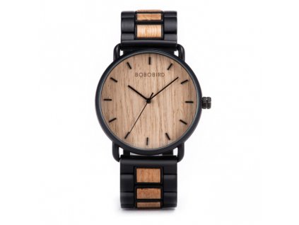 Dřevěné hodinky Bobo Bird - světlé