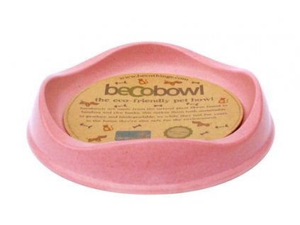 18303 1 miska pro kocku becobowl pink eko