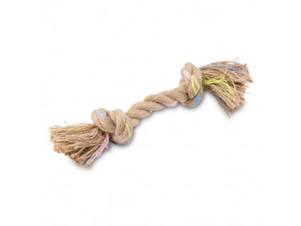 18348 1 hracky pro psy beco hemp rope double knot m