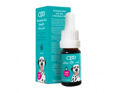 Zelená Země CBD olej pro psy 10%, 10 ml