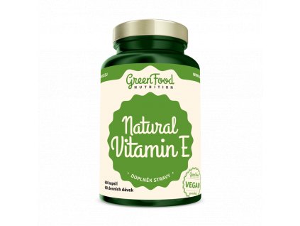 Natural Vitamin E 60 kapslí