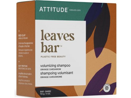 Tuhý šampon ATTITUDE pro objem - s vůní pomerančového kardamomu 113 g