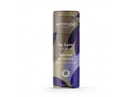 Přírodní balzám na rty ATTITUDE Leaves bar - s vůní kokosu 8,5 g