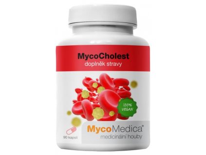 MycoCholest v optimální koncentraci MycoMedica 120 rostlinných kapslí