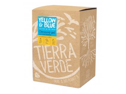 Tierra Verde – Citronový gel na vodní kámen (Yellow & Blue), 5 l