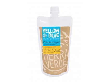 Tierra Verde – Citronový gel na vodní kámen (Yellow & Blue), 250 ml