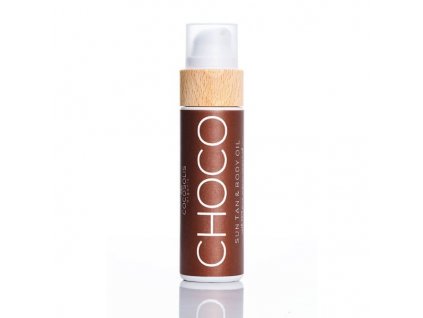 COCOSOLIS Čokoládový opalovací olej pro podporu opálení organic, 110 ml