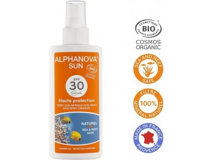 Opalovací krém ve spreji SPF 30, 125 g BIO