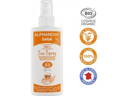 Opalovací krém pro miminka SPF 50,125 ml BIO