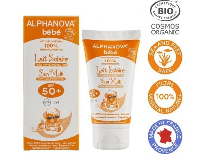 alphanova opalovaci krem pro miminka spf 50 50ml bio