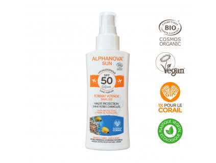 Opalovací krém ve spreji cest. SPF 50, 90 g BIO