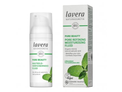 lavera Pure Beauty Zjemňující hydratační fluid 50 ml