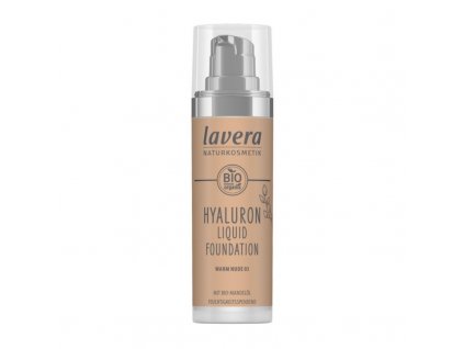 lavera Lehký tekutý make-up s kyselinou hyaluronovou 03 Warm Nude 30 ml