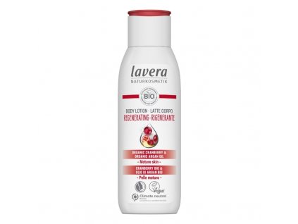 lavera Regenerující tělové mléko s Bio Brusinkou 200 ml