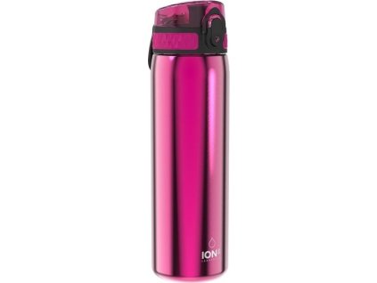 ion8 Leak Proof nerezová láhev Pink, 600 ml