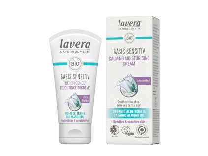 lavera Basis Sensitiv Zklidňující hydratační krém bez parfemace 50 ml