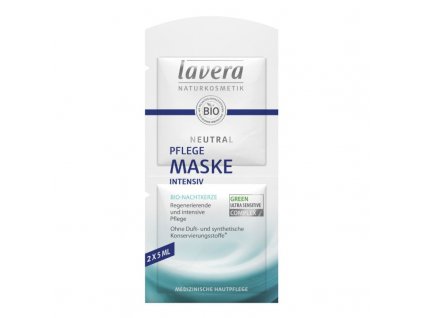 lavera NEUTRAL Přírodní pleťová maska 2x5 ml