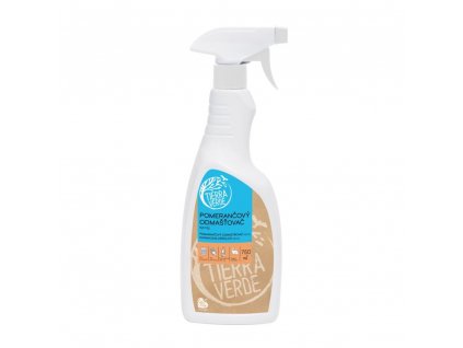 Tierra Verde – Pomerančový odmašťovač – sprej (Yellow & Blue), 750 ml