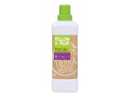 Tierra Verde – Prací gel levandule (Yellow & Blue), 1 l