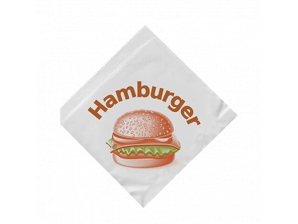 Papírový sáček na hamburger 16x16 cm ideal pack® bal/500 ks