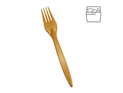 Vidlička EKO kompozit dřevo/plast (WPC) 18 cm bal/100 ks