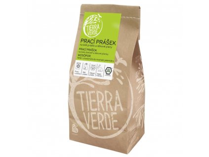 Tierra Verde – Prací prášek na bílé prádlo a pleny (TIERRA VERDE), 850 g