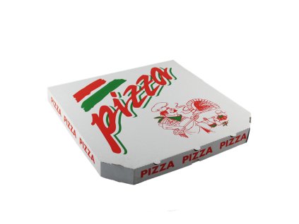 Krabice na pizzu 28x28x3 cm kuchař ideal pack® bal/200 ks