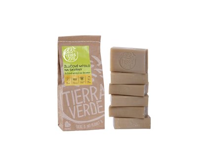 Tierra Verde – Žlučové mýdlo (Yellow & Blue), 140 g × 6