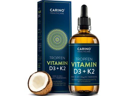 60792 6 vitamin d3 k2 1 000 i e 50 ml carino