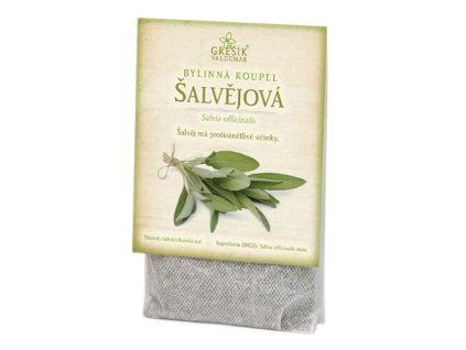 Šalvějová koupel 20 g GREŠÍK, Bylinná koupel