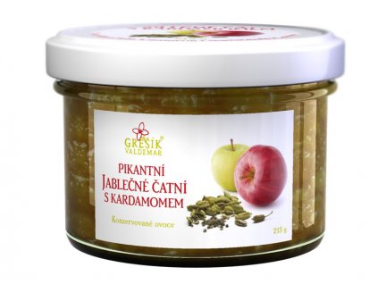 Grešík Pikantní jablečné čatní s kardamomem 215 g