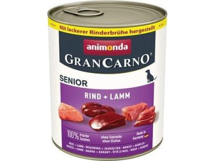 GRANCARNO Senior - hovězí, jehněčí 800 g