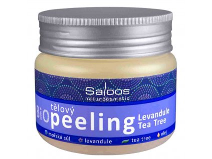 Levandule-Tea Tree 140 ml | Bio tělový peeling