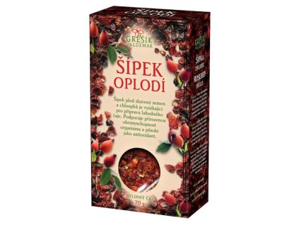 Šípek oplodí 70 g krab. GREŠÍK Čaje 4 světadílů