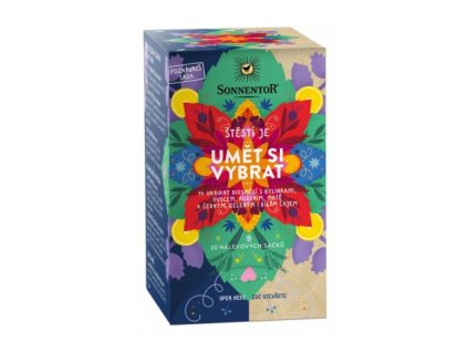 Poznávací sada „Štěstí je ® Umět si vybrat“ porcovaný čaj Sonnentor 31,4 g