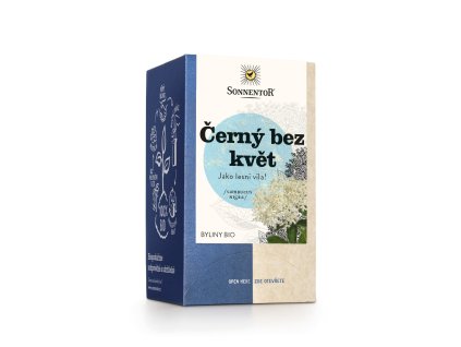 Černý bez květ bio 27g porc. dvoukomorový