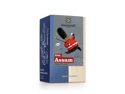 Silný Assam bio, černý čaj, 30,6 g porc. dvoukomorový