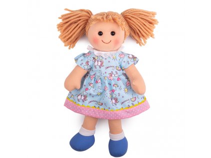 Bigjigs Toys Látková panenka Olivia 34 cm