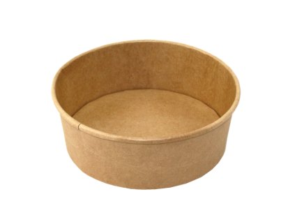 Papírová miska EKO na salát 165x144x70 mm 1100 ml kraft ideal pack® bal/50 ks