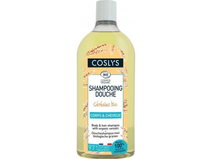 Sprchový šampon bez mýdla 2 v 1 na vlasy a tělo s výtažky z obilí 750 ml
